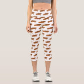 Leggings Capri Illustration d'un bateau à roues (Recto)