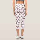 Leggings Capri Illustration d'un fabricant de pâtes alimentaires (Verso)