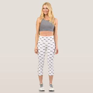 Leggings Capri Illustration d'un hélicoptère de l'armée de Chinoo