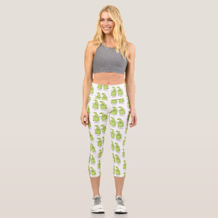 Leggings Capri Illustration d'une paire de poires mignonne