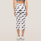 Leggings Capri Illustration sous-marine (Verso)