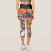Leggings Capri Ilustración de Mola2 (Verso)
