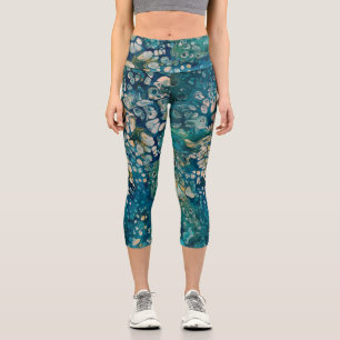 Leggings Capri Imaginaire Abstrait sous-marin
