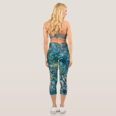 Leggings Capri Imaginaire Abstrait sous-marin (Verso)