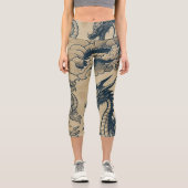 Leggings Capri Imaginaire Dragons antiques (Recto)