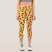 Leggings Capri Impression Cheetah moderne (Recto)