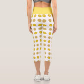 Leggings Capri Impression citron (Verso)