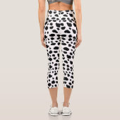 Leggings Capri Impression De Vache, Motif De Vache, Spots De Vach (Verso)