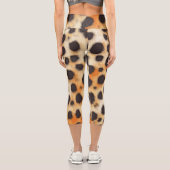 Leggings Capri Impression Guépard Puissance (Verso)