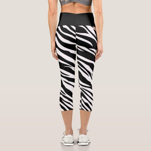 Leggings Capri Impression Zebra (Verso)
