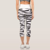 Leggings Capri Impression zèbre (Verso)