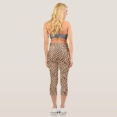Leggings Capri Impression zèbre  (Verso)