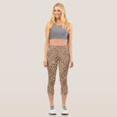 Leggings Capri Impression zèbre  (Recto)