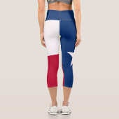 Leggings Capri Indicateur d'état du Texas (Verso)