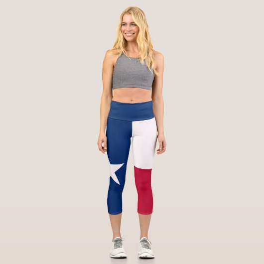 Leggings Capri Indicateur d'état du Texas (Recto)