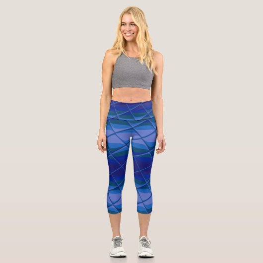 Leggings Capri indigo palette (Recto)