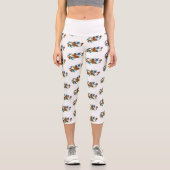 Leggings Capri Infinity of Monarch Butterflies (Recto)