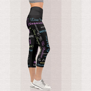 Leggings Capri Inspiration Motivationnelle CHOISIR LA COULEUR Cap