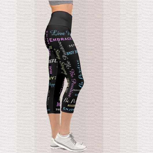Leggings Capri Inspiration Motivationnelle CHOISIR LA COULEUR Cap