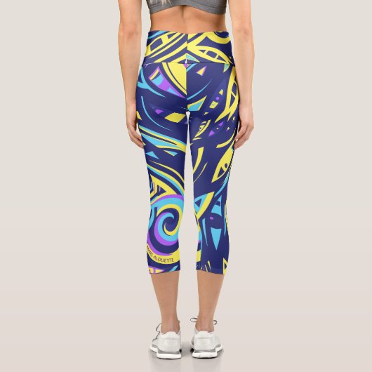 Leggings Capri Into the Vortex (Verso)
