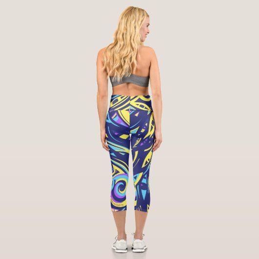 Leggings Capri Into the Vortex (Verso)