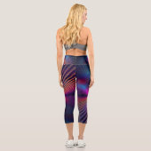 Leggings Capri Iridescence structurelle (Verso)