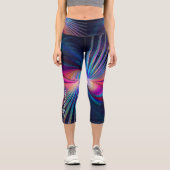 Leggings Capri Iridescence structurelle (Recto)