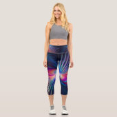 Leggings Capri Iridescence structurelle (Recto)
