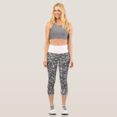 Leggings Capri Iridescente Silver Star Parties scintillant Capri  (Recto)