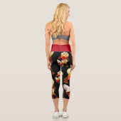 Leggings Capri Iris Germanica Élégant Multicolore Barbu (Verso)