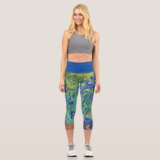 Leggings Capri Irises par Van Gogh   (Recto)