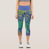 Leggings Capri Irises Vincent van Gogh Capris haut-loué (Recto)