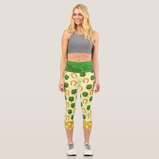 Leggings Capri Irish Fun 3D Whimsey (Recto)
