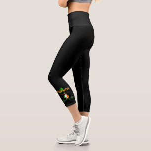 Leggings Capri Irish Run Now Kiss Me Plus Tard - Runners Running