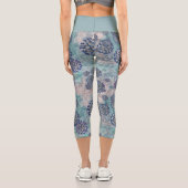 Leggings Capri J'ai survécu à Blue Covid Virus (Verso)