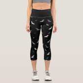 Leggings Capri 🦇 Jambes de chauves-souris vampires gothiques (Recto)