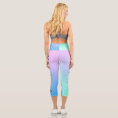 Leggings Capri Jambes de l'équipe de sirène Capri (Verso)