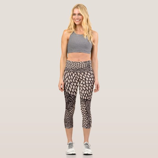 Leggings Capri Jambes de yoga Capris : Capris classique (Recto)