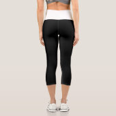 Leggings Capri jambes noires (Verso)