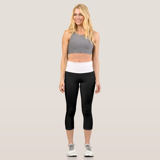 Leggings Capri jambes noires (Recto)