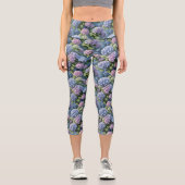 Leggings Capri Jardin d'été Hydrangea (Recto)