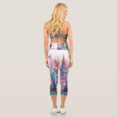 Leggings Capri Jardin magique Pastel Sphnyxs (Verso)