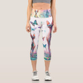 Leggings Capri Jardin magique Pastel Sphnyxs (Recto)