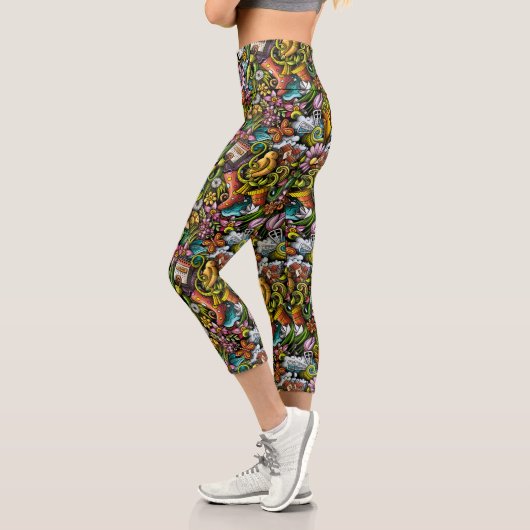 Leggings Capri Jardin Vert (Gauche)
