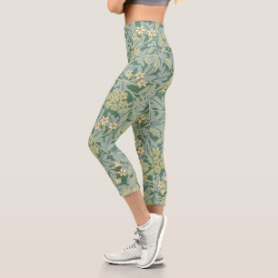 Leggings Capri Jasmine motif par William Morris