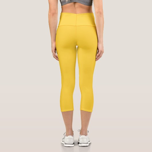 Leggings Capri jaune (Verso)