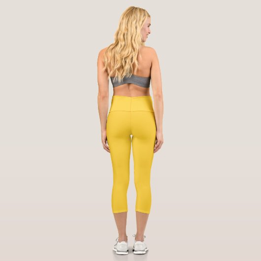 Leggings Capri jaune (Verso)