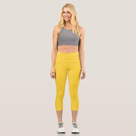 Leggings Capri jaune (Recto)