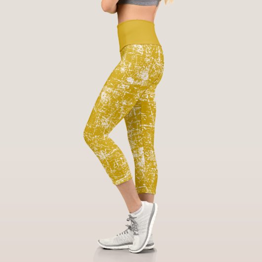 Leggings Capri Jaune déprimé (Gauche)
