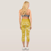 Leggings Capri Jaune déprimé (Verso)